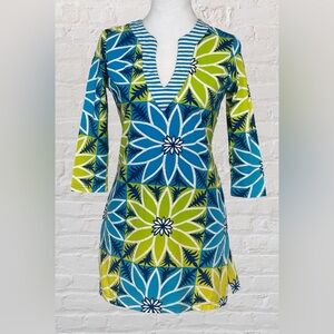 Joyous & Free Boho Colorful Sequin Resort Cover Up Vacation Dress Sz S Luxury